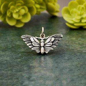 Sterling Silver Butterfly Moth Charm